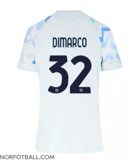 Billige Fotballdrakt Inter Milan Federico Dimarco #32 Replika Bortedrakt Dame 2025-26 Kortermet Billige Fotballdrakt Inter Milan Federico Dimarco #32 Replika Bortedrakt Dame 2025-26 Kortermet